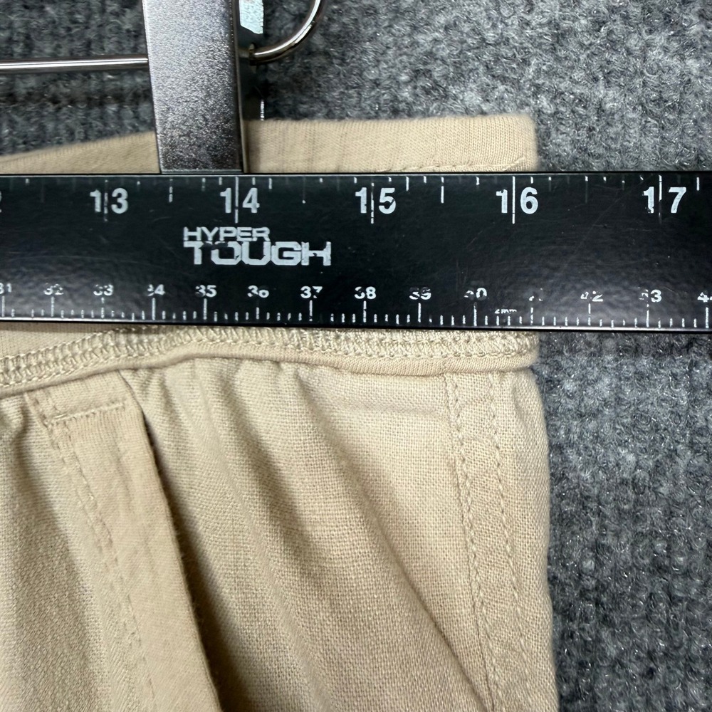 Sonoma Pants Women 8S Beige Linen Blend Straight Leg Mid Rise Drawstring NWT - Picture 11 of 15